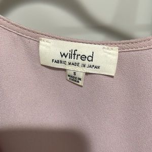 Wilfred lilac silk tank